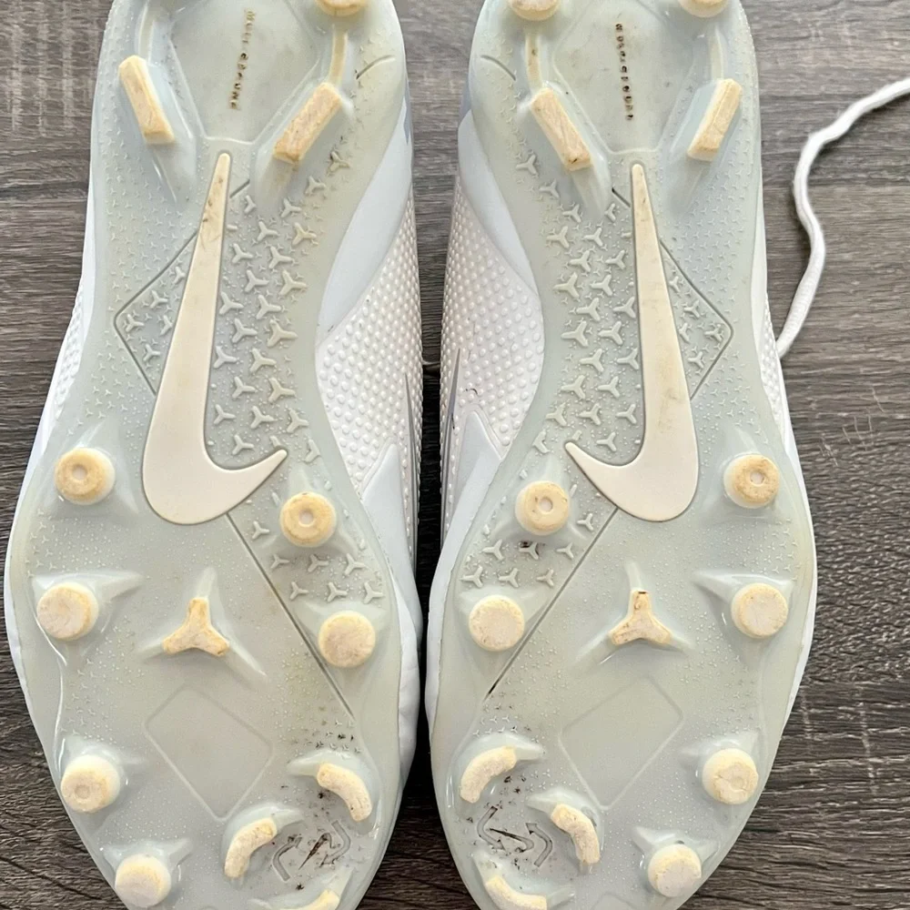 Nike Huarache Youth Lacrosse Cleats White Size 5Y • Fast Sale • Great Condition‌